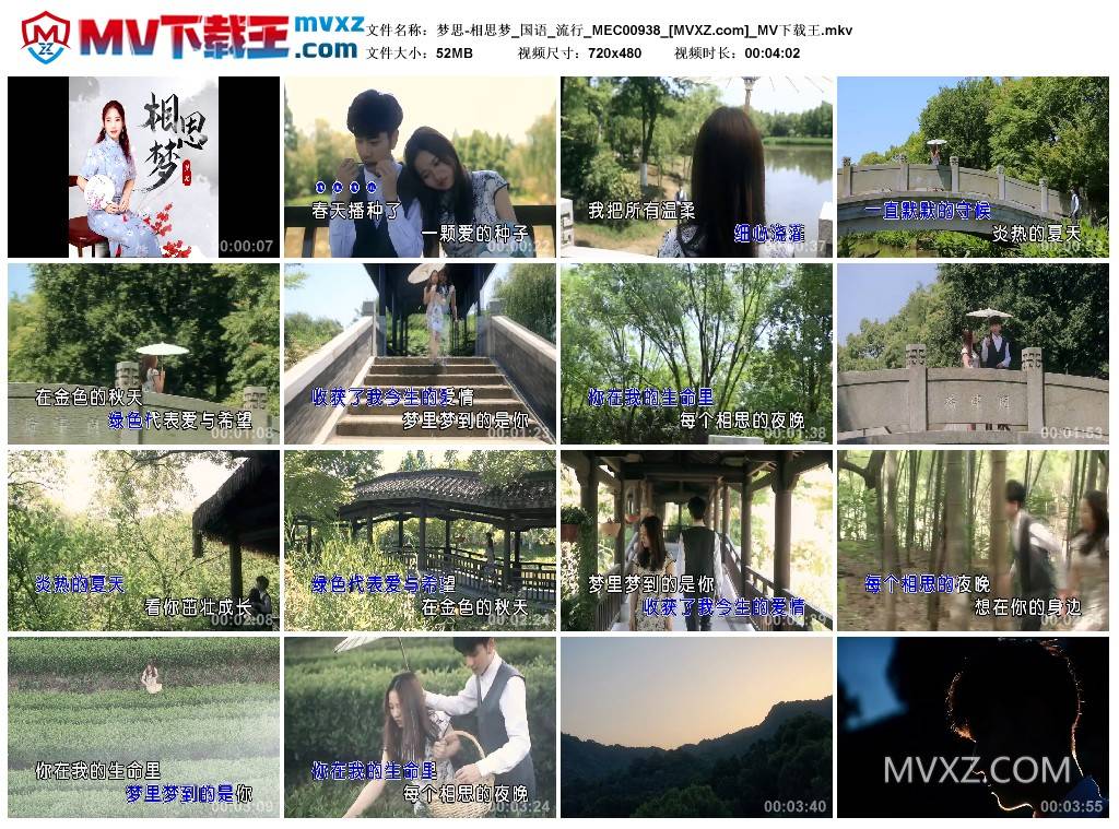 梦思-相思梦_国语_流行_MEC00938